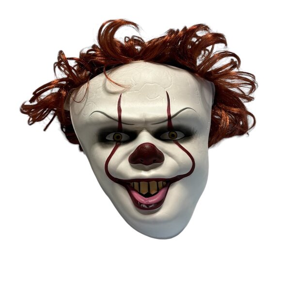 Pennywise Clown Mask Stephen King's IT Halloween Adult Mask Costume - Picture 3 of 6